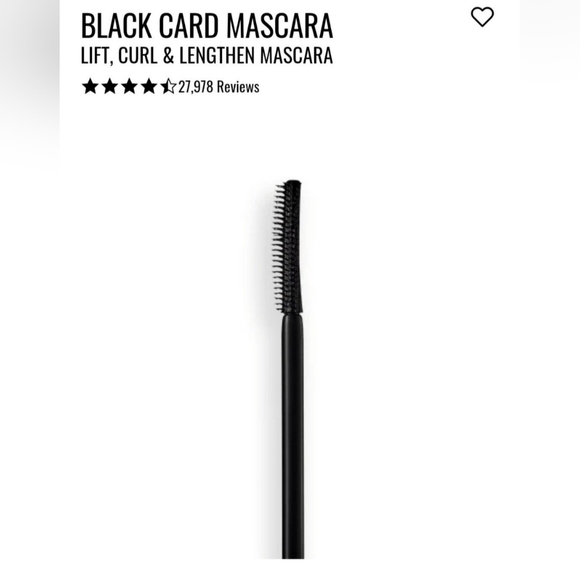 BLACK CARD MASCARA LIFT, CURL & LENGTHEN NEW - Picture 3 of 6